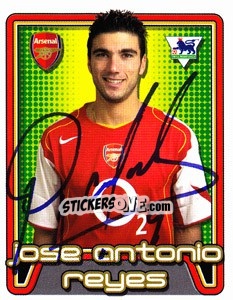 Sticker Jose Antonio Reyes - Premier League Inglese 2004-2005 n. 25 - Merlin