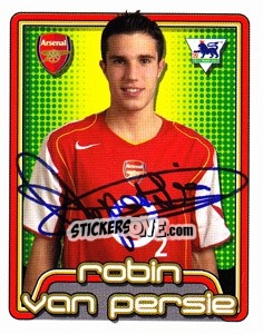 Figurina Robin van Persie - Premier League Inglese 2004-2005 - Merlin