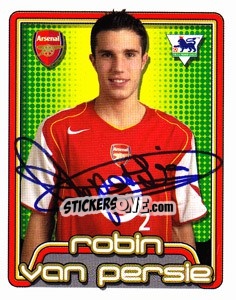 Sticker Robin van Persie - Premier League Inglese 2004-2005 n. 26 - Merlin