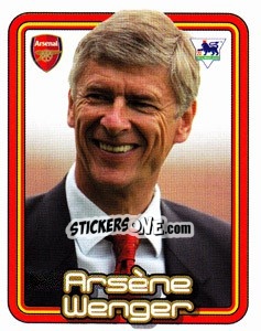 Sticker Arsène Wenger (The Manager) - Premier League Inglese 2004-2005 - Merlin