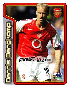 Figurina Dennis Bergkamp (Key Player) - Premier League Inglese 2004-2005 - Merlin