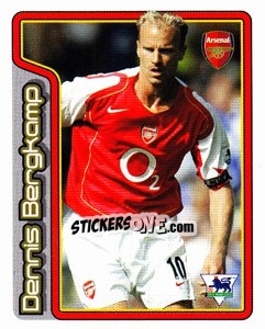 Sticker Dennis Bergkamp (Key Player) - Premier League Inglese 2004-2005 n. 29 - Merlin