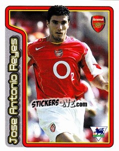 Cromo Jose Antonio Reyes (Key Player) - Premier League Inglese 2004-2005 - Merlin