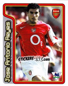 Figurina Jose Antonio Reyes (Key Player) - Premier League Inglese 2004-2005 - Merlin