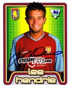 Cromo Lee Hendrie - Premier League Inglese 2004-2005 - Merlin