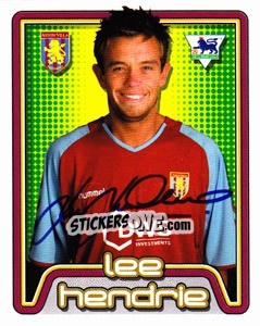 Cromo Lee Hendrie - Premier League Inglese 2004-2005 n. 46 - Merlin