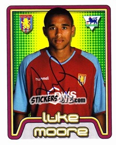 Cromo Luke Moore - Premier League Inglese 2004-2005 - Merlin