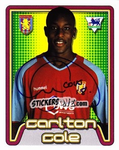 Cromo Carlton Cole - Premier League Inglese 2004-2005 - Merlin