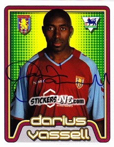 Sticker Darius Vassell - Premier League Inglese 2004-2005 - Merlin