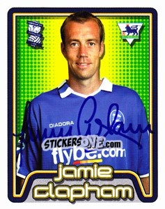 Sticker Jamie Clapham - Premier League Inglese 2004-2005 n. 66 - Merlin
