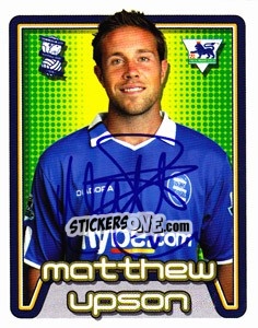 Sticker Matthew Upson - Premier League Inglese 2004-2005 n. 70 - Merlin