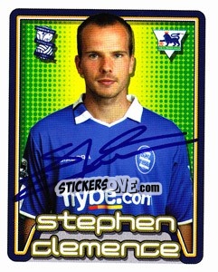 Figurina Stephen Clemence - Premier League Inglese 2004-2005 - Merlin