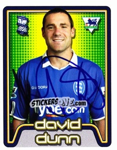Sticker David Dunn - Premier League Inglese 2004-2005 n. 72 - Merlin