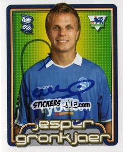 Sticker Jesper Gronkjaer - Premier League Inglese 2004-2005 - Merlin