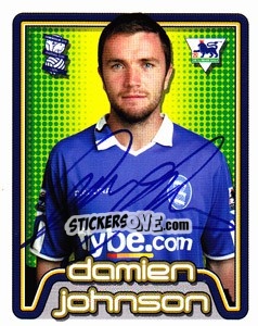 Figurina Damien Johnson - Premier League Inglese 2004-2005 - Merlin