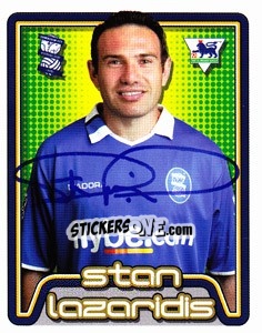 Sticker Stan Lazaridis - Premier League Inglese 2004-2005 - Merlin
