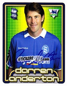 Sticker Darren Anderton - Premier League Inglese 2004-2005 - Merlin