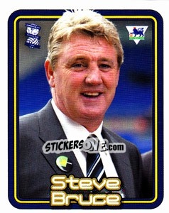 Figurina Steve Bruce (The Manager) - Premier League Inglese 2004-2005 n. 83 - Merlin