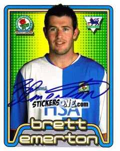Figurina Brett Emerton - Premier League Inglese 2004-2005 - Merlin