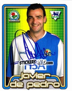 Cromo Javier De Pedro - Premier League Inglese 2004-2005 - Merlin