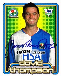 Cromo David Thompson - Premier League Inglese 2004-2005 n. 105 - Merlin