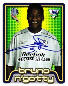 Sticker Bruno N'Gotty - Premier League Inglese 2004-2005 n. 128 - Merlin