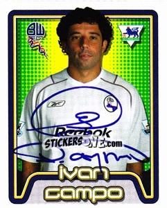 Sticker Ivan Campo - Premier League Inglese 2004-2005 n. 129 - Merlin