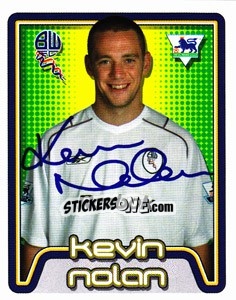 Figurina Kevin Nolan - Premier League Inglese 2004-2005 - Merlin