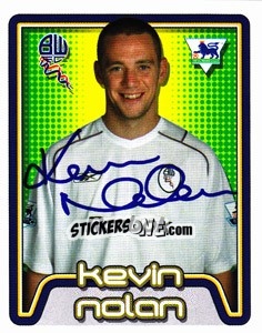 Sticker Kevin Nolan - Premier League Inglese 2004-2005 n. 131 - Merlin
