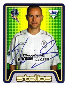 Cromo Stelios Giannakopoulos - Premier League Inglese 2004-2005 - Merlin