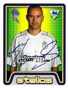 Sticker Stelios Giannakopoulos - Premier League Inglese 2004-2005 n. 133 - Merlin