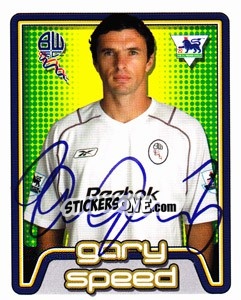Figurina Gary Speed - Premier League Inglese 2004-2005 - Merlin