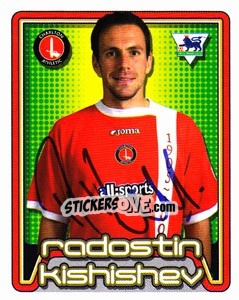 Sticker Radostin Kishishev - Premier League Inglese 2004-2005 n. 153 - Merlin