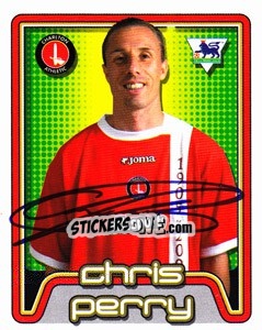 Figurina Chris Perry - Premier League Inglese 2004-2005 - Merlin