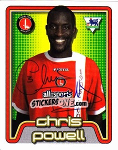 Sticker Chris Powell - Premier League Inglese 2004-2005 n. 156 - Merlin