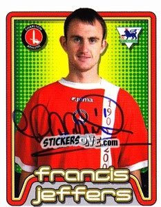 Sticker Francis Jeffers - Premier League Inglese 2004-2005 - Merlin