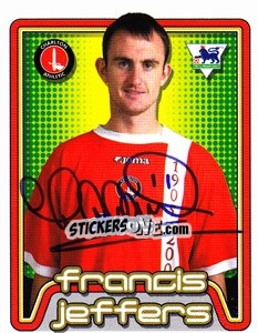 Sticker Francis Jeffers - Premier League Inglese 2004-2005 n. 164 - Merlin