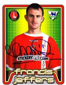 Cromo Francis Jeffers - Premier League Inglese 2004-2005 - Merlin