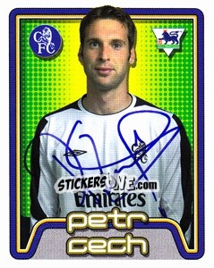 Sticker Petr Cech - Premier League Inglese 2004-2005 n. 177 - Merlin