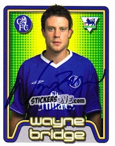 Sticker Wayne Bridge - Premier League Inglese 2004-2005 - Merlin