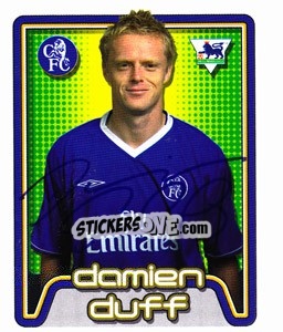 Figurina Damien Duff - Premier League Inglese 2004-2005 - Merlin