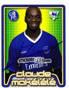 Cromo Claude Makélélé - Premier League Inglese 2004-2005 - Merlin