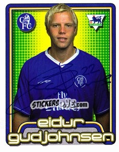 Cromo Eidur Gudjohnsen - Premier League Inglese 2004-2005 - Merlin