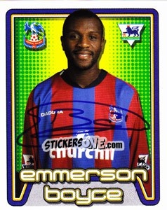 Figurina Emmerson Boyce - Premier League Inglese 2004-2005 - Merlin