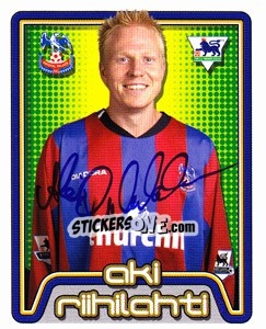 Figurina Aki Riihilahti - Premier League Inglese 2004-2005 - Merlin