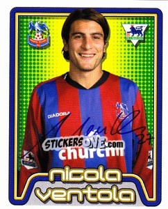 Figurina Nicola Ventola - Premier League Inglese 2004-2005 - Merlin