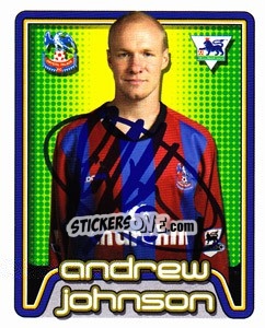 Figurina Andrew Johnson - Premier League Inglese 2004-2005 - Merlin