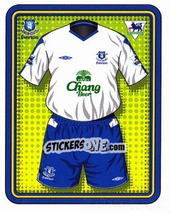 Sticker Away Kit - Premier League Inglese 2004-2005 - Merlin