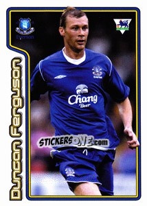 Cromo Duncan Ferguson (Star Player) - Premier League Inglese 2004-2005 - Merlin