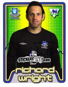 Cromo Richard Wright - Premier League Inglese 2004-2005 - Merlin